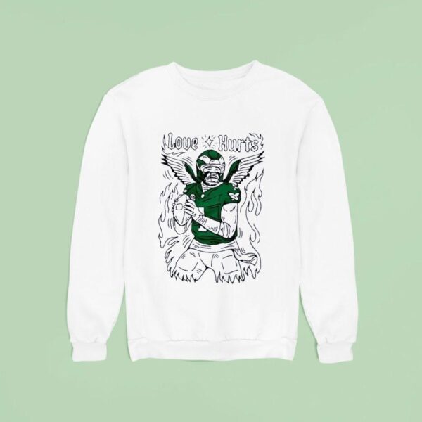 Jalen Hurts Love Hurts Philadelphia Eagles Phillies Sweatshirt