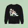 Jalen Hurts Smoking Philadelphia Eagles Football Pixel Sweatshirt