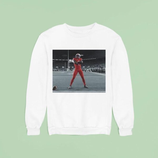Jeremiah Smith Ohio State Buckeyes Football Photo Sweatshirt