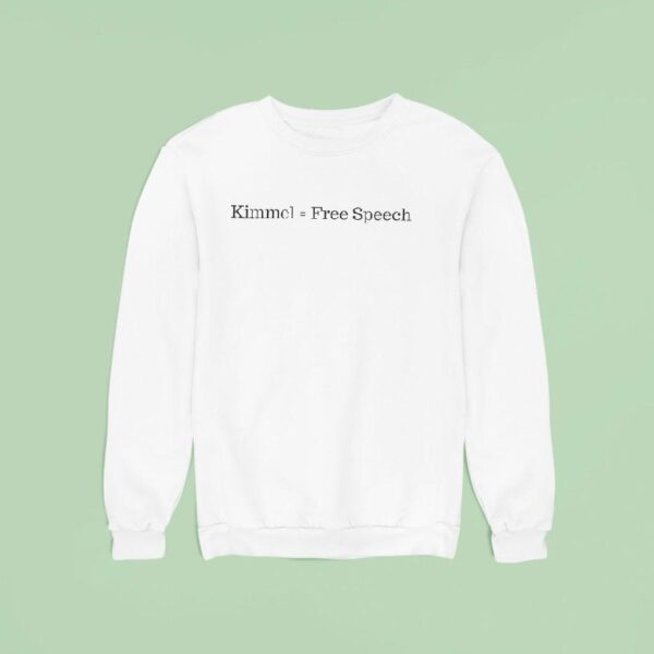 Jimmy Kimmel Free Speech Sweatshirt
