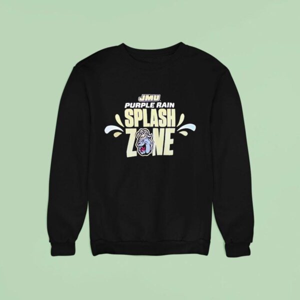 Jmu James Madison Dukes Purple Rain Splash Zone Sweatshirt
