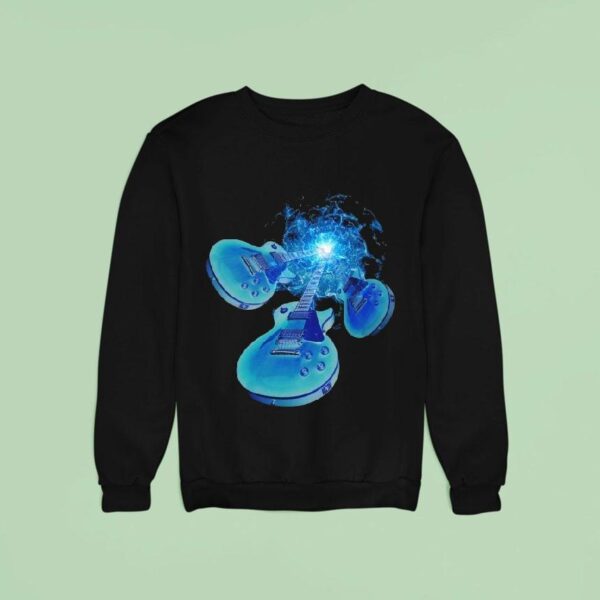Joe Bonamassa Blues Tesla Guitar Sweatshirt