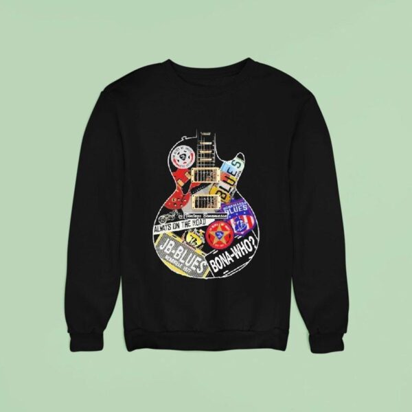 Joe Bonamassa Bona Who Blues Travels Sweatshirt