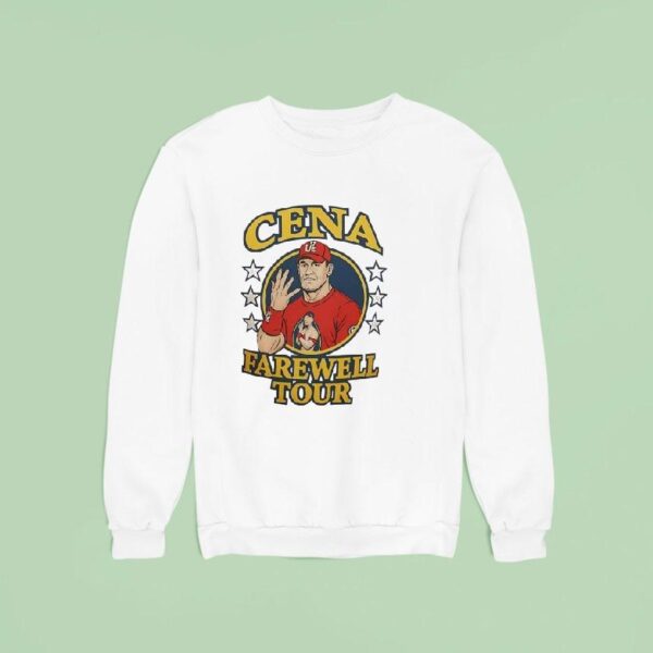John Cena Wwe Farewell Tour Cartoon Sweatshirt