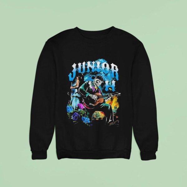 Junior H X Warren Lotas Skeleton Guitar Sweatshirt