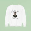 Justice For Charlie Kirk Portrai Sweatshirt
