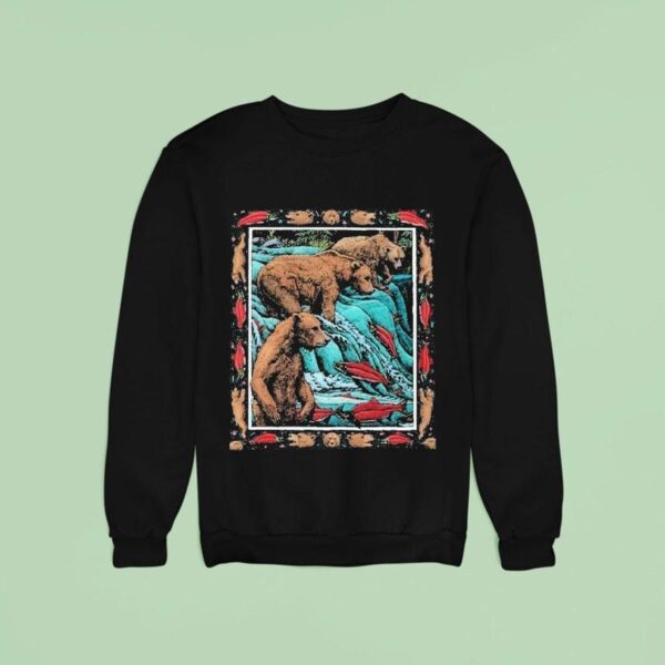 Katmai Ray Troll Brooks Falls Bears Sweatshirt