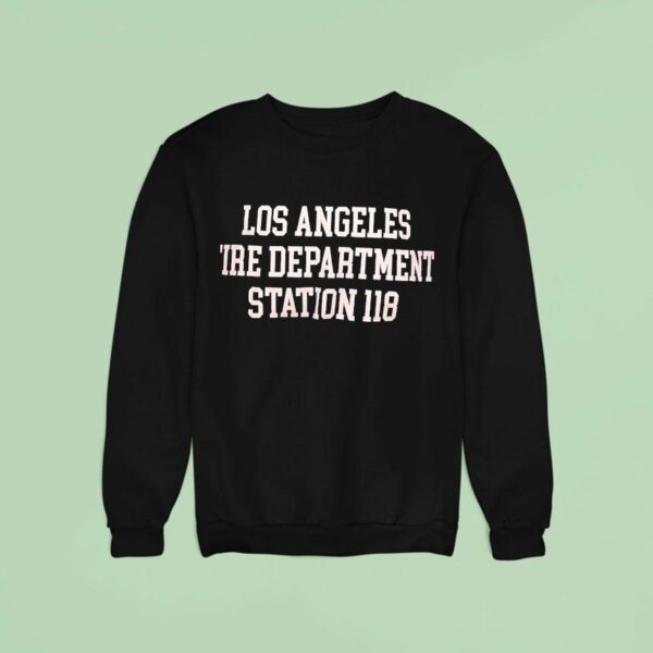 L Angeles Fire Department Station Sweatshirt