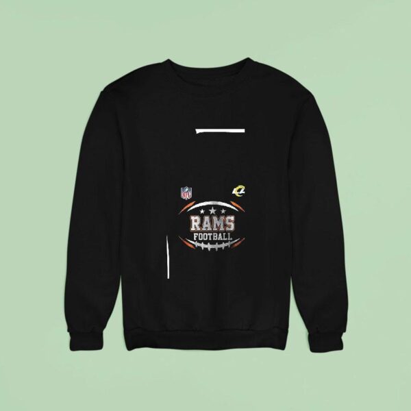 Los Angeles Rams Nfl Harley Davidson Motorcycle Sweatshirt