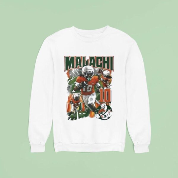 Malachi Toney Miami Hurricanes Hockey Lightning Sweatshirt