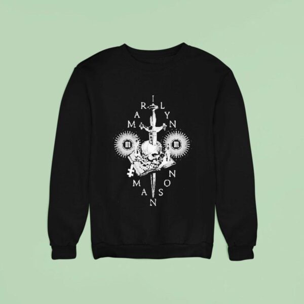 Marilyn Manson Dagger Skull Sweatshirt