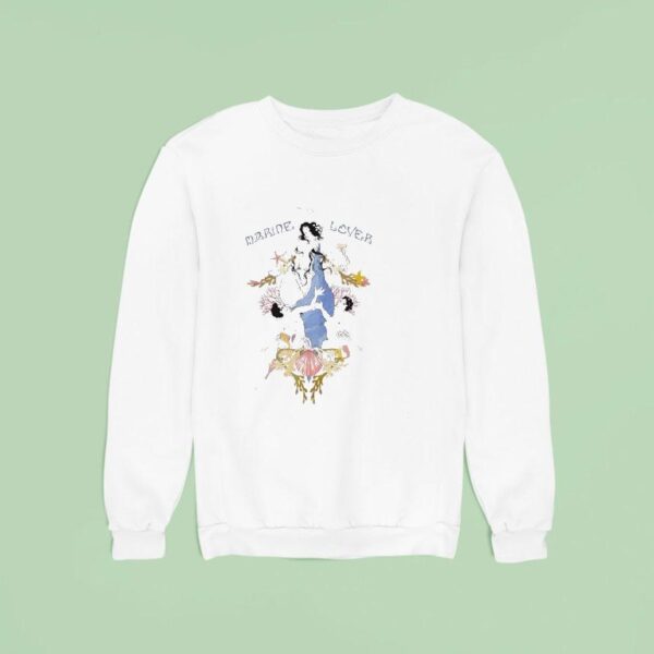 Marine Lover Coral Starfish And Jellyfish Sweatshirt