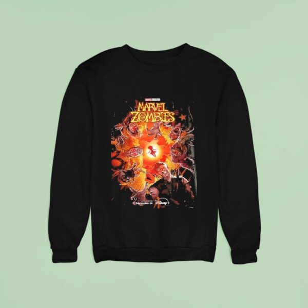 Marvel Zombies Animation Series Disney Plus September Sweatshirt