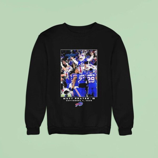 Matt Prater Buffalo Bills Nfl Flash Features Week Sweatshirt