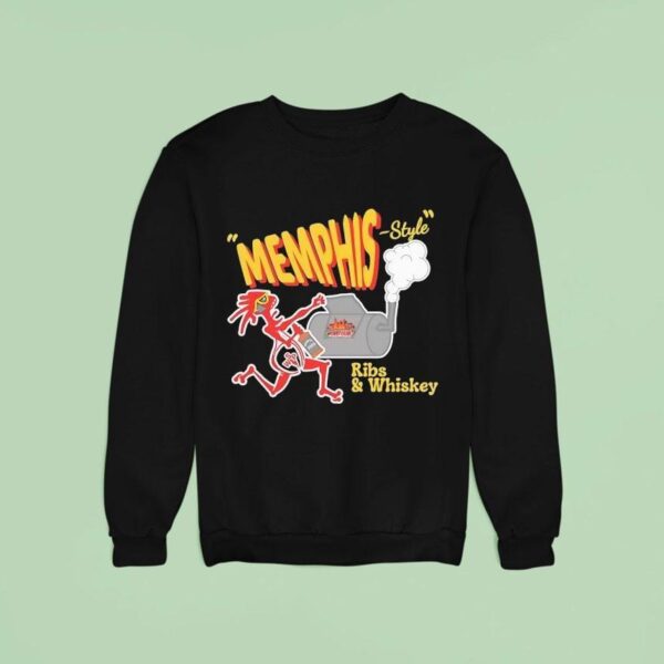 Memphis Style Ribs And Whiskey Sweatshirt
