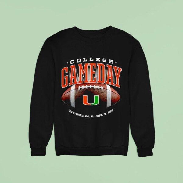 Miami Hurricanes Football College Gameday Sweatshirt