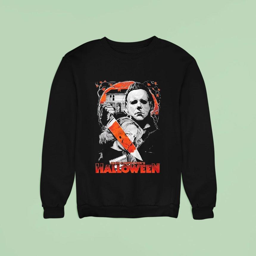 Michael Myers Trick Or Treat Or Die Halloween Sweatshirt Michael Myers Trick Or Treat Or Die Halloween Sweatshirt