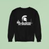 Michigan State Dc Spartans City Skyline Sweatshirt