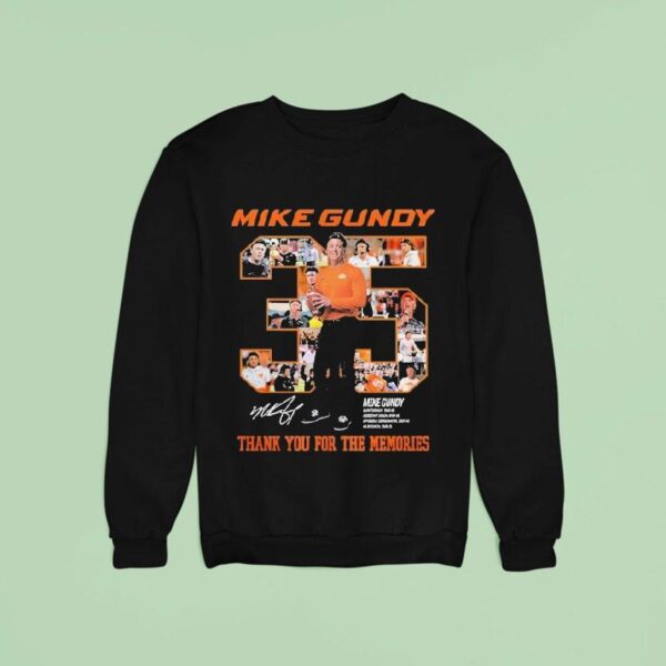 Mike Gundy Years Of Wholehearted Thank You For The Memories Oklahoma State Cowboys Sweatshirt