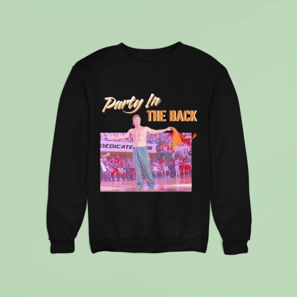 Mike Gundy Party In The Back Coach Oklahoma State Cowboys Sweatshirt
