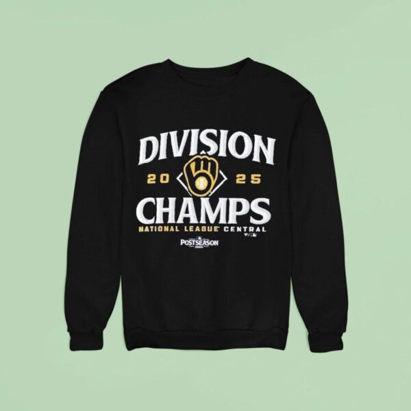 Milwaukee Brewers Postseason Mlb Nl Central Division Champions Sweatshirt