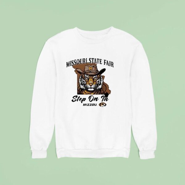 Missouri State Fair Step On In Missouri Tigers Cowboy Sweatshirt