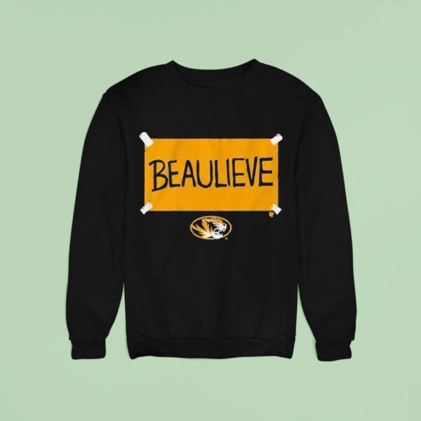 Missouri Tigers Beau Pribula Believe Sweatshirt