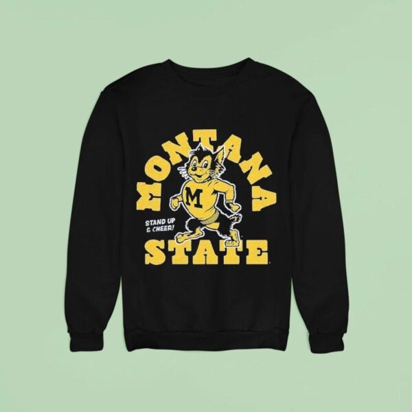 Montana State Bobcats Stand Up And Cheer Masco Sweatshirt