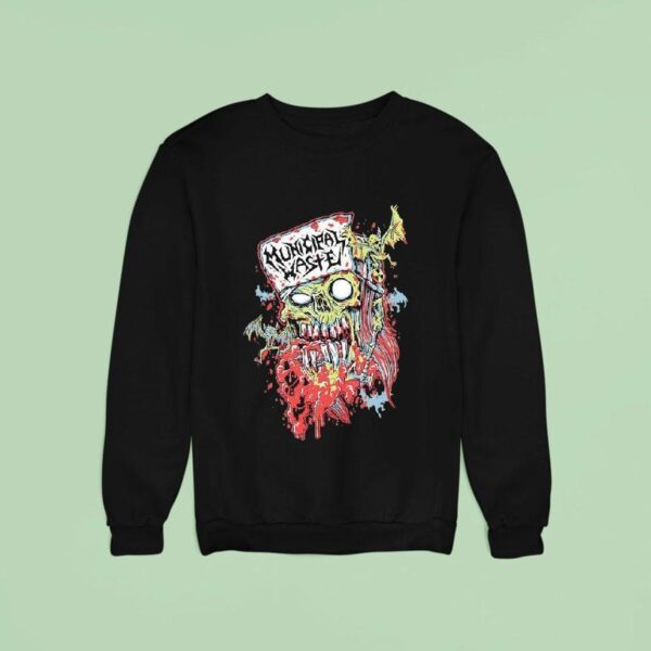 Municipal Waste Zombie Head Logo Sweatshirt