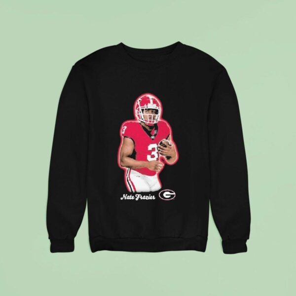Nate Frazier Portrait Georgia Bulldogs Sweatshirt