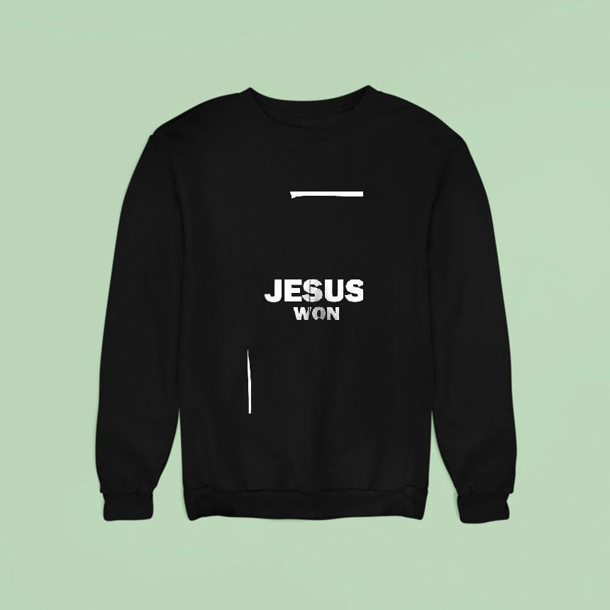New York Yankees X Jesus Won All I Need Today Is A Little Bit Of Yankees And A Whole Lot Of Jesus Sweatshirt New York Yankees X Jesus Won All I Need Today Is A Little Bit Of Yankees And A Whole Lot Of Jesus Sweatshirt