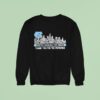 North Carolina Tar Heels All Name Of Legends City Skyline Thank You For The Memories Sweatshirt