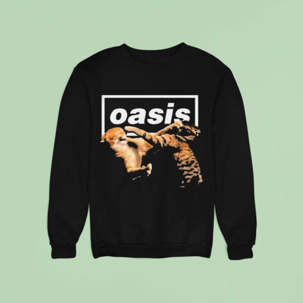 Oasis Gallagher Kitties Ca Sweatshirt
