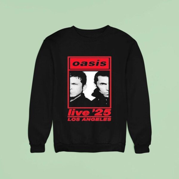 Oasis Live Los Angeles Rose Bowl Stadium Photo Sweatshirt