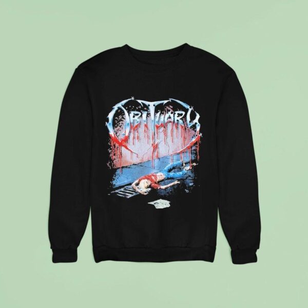 Obituary Slowly We Ro Sweatshirt