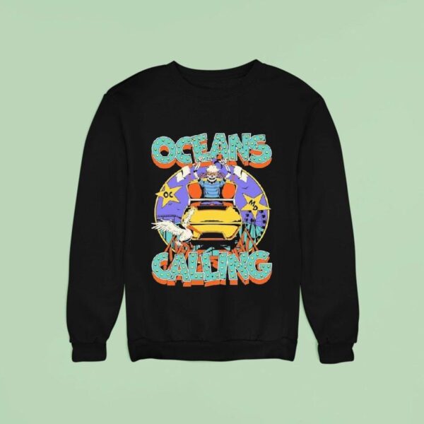 Oceans Calling Festival Rollercoaster Oc Md Skeleton Sweatshirt