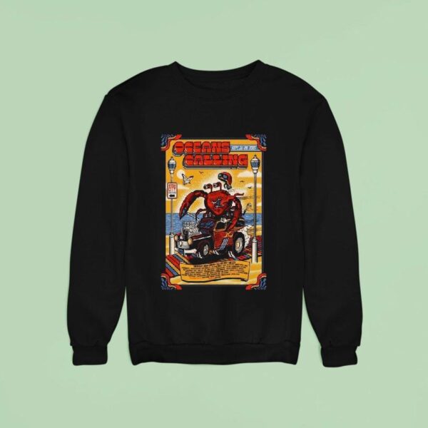 Oceans Calling Sep Ocean City Maryland Crab Sweatshirt