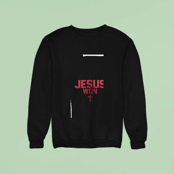 Ohio State Buckeyes Jesus Won Save By The Blood Of Jesus Sweatshirt