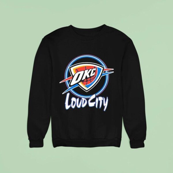 Oklahoma City Thunder Loud City Logo Sweatshirt