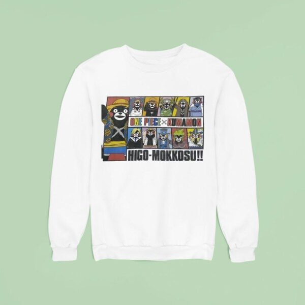One Piece X Kumamon Higo Mokkosu Sweatshirt