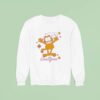 Orange Cat Real As Move In Silence Like Lasagna Sweatshirt