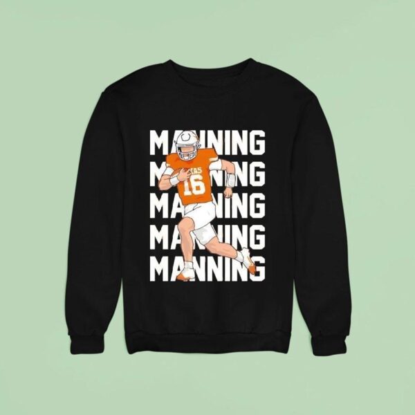 Orange Texas Arch Manning Sweatshirt