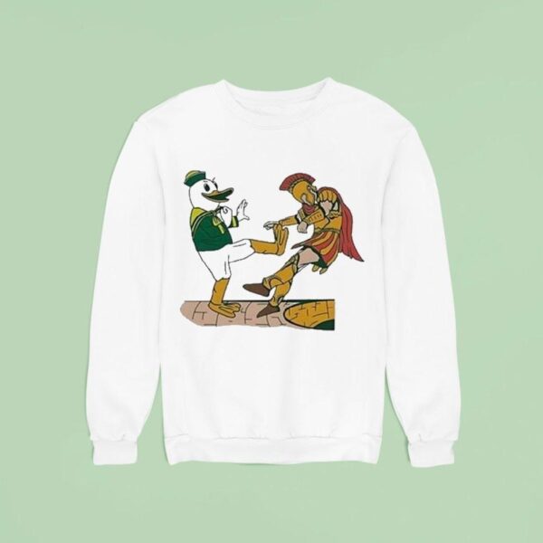 Oregon Ducks Or Kick Trojan Usc Masco Sweatshirt