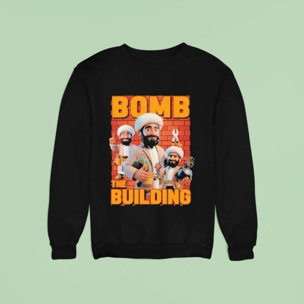 Osama Bin Laden Bomb The Building Sweatshirt