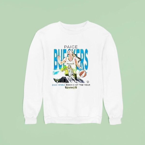 Paige Bueckers Dallas Wings Basketball Wnba Rookie Of The Year Sweatshirt