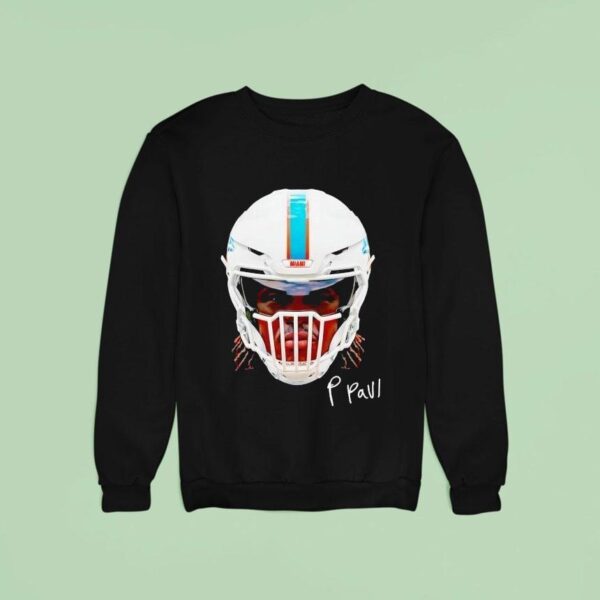 Patrick Paul Head Miami Dolphins Football Sweatshirt