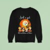 Peanuts Just A Girl Who Loves Halloween And Pittsburgh Slers Sweatshirt
