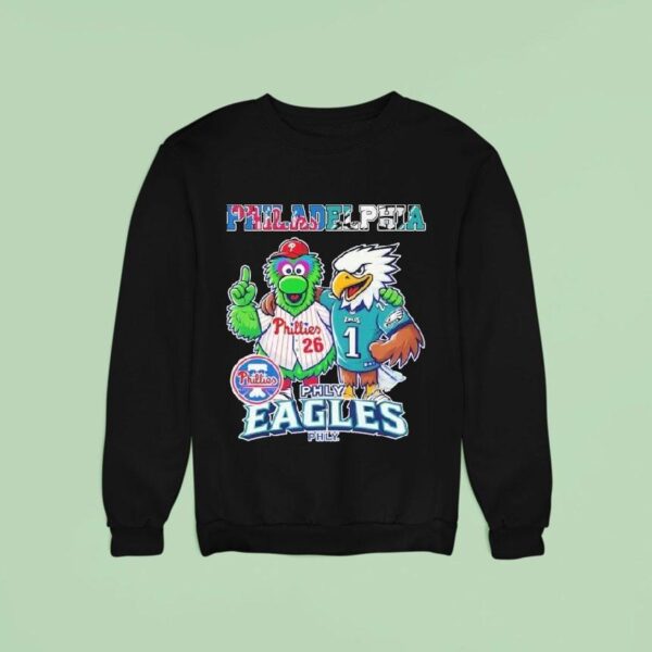 Philadelphia Eagles X Philadelphia Phillies Philly Masco Sweatshirt