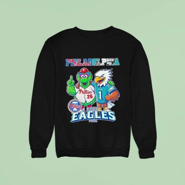 Philadelphia Phillies And Philadelphia Eagles Masco Sweatshirt