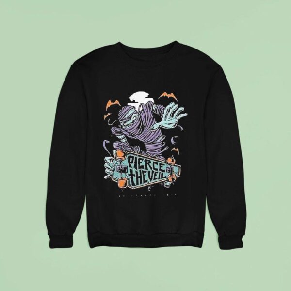 Pierce The Veil Mummy Skateboard Halloween Sweatshirt